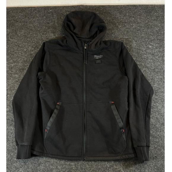 Milwaukee Other - Milwaukee M12 Heated Gear Black Full Zip Hoodie Sweatshirt F200 Mens XL Utility